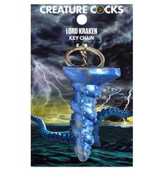 Lord Kraken Silicone Keychain-thumb-1