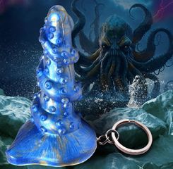 Lord Kraken Silicone Keychain-thumb-3