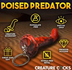 King Cobra Silicone Keychain-thumb-2