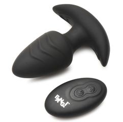 VIBRATING AND ROTATING PLUG WITH BLACK USB CONTROL-thumb-1