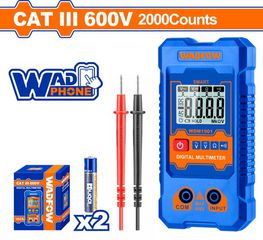Wadfow WDM1501 Ψηφιακό Πολύμετρο με Μέτρηση AC / DC / Αντίστασης