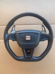 ΤΙΜΟΝΙ ΜΕ ΑΕΡΟΣΑΚΟ ΓΙΑ SEAT IBIZA FR/CUPRA ...FLAT BOTTOM&DSG