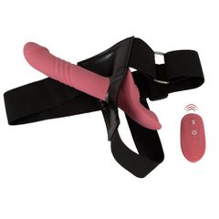 Strap-On Set harness with remote controlled thrusting vibrator-thumb-2