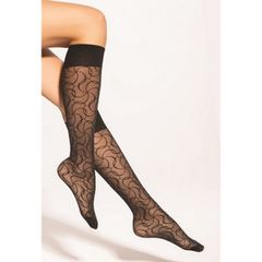 Gatta Γυναικείο Καλτσάκι Τρουακάρ Με Κυματοειδές Σχέδιο Trendy