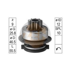 ΓΡΑΝΑΖΙ ΜΙΖΑΣ AUDI / SEAT / VW GOLF III, IV, AUDI A3 9d (ΑΡΙΣΤΕΡΟΣΤΡΟΦΟ) ZN0779