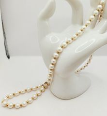 Κολιέ με μαργαριτάρια και χρυσές Κ14 μπίλιες Α90866 ΤΙΜΗ 1.350 ΕΥΡΩ