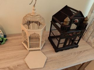 Κλουβιά διακοσμητικά (μισή τιμή να φεύγουν)