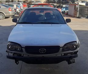 ΑΥΤΟΚΙΝΗΤΟ (ΓΙΑ ΑΝΤΑΛΛΑΚΤΙΚΑ) 4ZZ 1.4cc 16v VVTi A/C TOYOTA COROLLA 2000-2002 (INT)