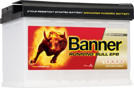 Banner Μπαταρία Αυτοκινήτου Running Bull 57011 με Χωρητικότητα 70Ah και CCA 660A Start/Stop(57011)