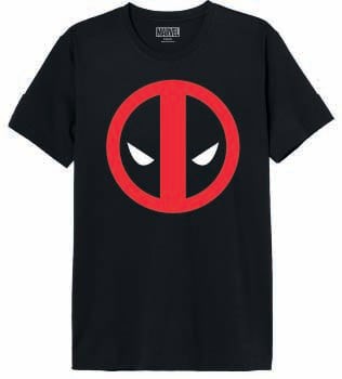 MARVEL - Deadpool Logo Puff - T-Shirt Men (M)