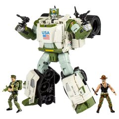TRANSFORMERS X G.I. JOE - Kup Triple - Figure Collaborative 23cm-thumb-1