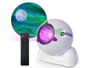 Music - Nordic Lights Stars Projector - Colour Changing LEDs - 185 mm / Toys