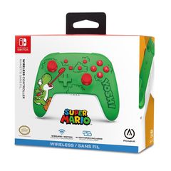 PowerA - Wireless Controller for Nintendo Switch - Hungry Yoshi - Green / Nintendo Switch-thumb-1