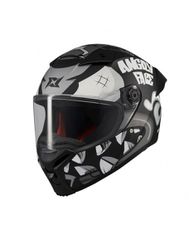 Axxis Fenix Angry Face B2 Black/Grey Matt