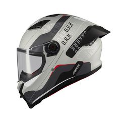 Axxis Fenix Ork C2 White/Grey Gloss-thumb-1