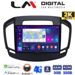 LM Digital - LM ZD8338 GPS Οθόνη OEM Multimedia Αυτοκινήτου για OPEL INSIGNIA 2014 (CarPlay/AndroidAuto/BT/GP