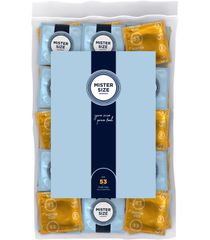 MISTER SIZE PURE FEEL EXTRA THIN CONDOMS 53MM 100PCS