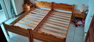 3 ΚΡΕΒΑΤΙΑ  ΑΠΟ ΣΟΥΗΔΙΚΗ ΞΥΛΕΙΑ (MONA)