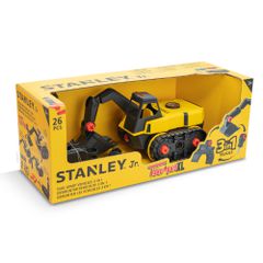 Stanley Jr. - 3 in 1 Take Apart XL Set Excavator, Jachammer, Claw / Toys
