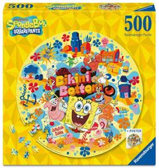 Ravensburger - Sponge Bob 500p round (12001657) / Toys