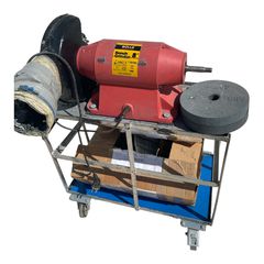 Δίδυμος τροχός Bülle, μονοφασικός τροποποιημένος με πανοβουρτσα γυαλίσματος μετάλλων & απορροφητήρας Siemens 0.5 ίππων μονοφασικός