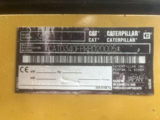 Εκσκαφέας Με Ερπύστριες CAT 2017 340 F-thumb-15