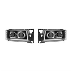 Σετ Μπροστά Φανάρια Bi Led για Scania R/G/P/T (2005-2016) μαζί και με dynamic led φλας ( πώληση και ανά τεμάχιο )