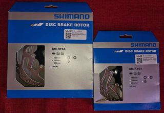 SET Shimano δισκόφρενα μπρος πίσω