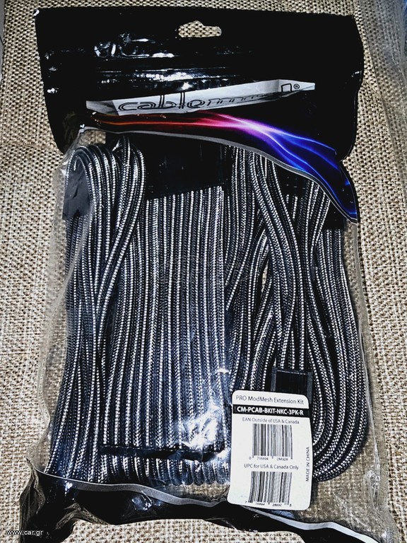 Cablemod ModMesh Cable Extension Kit - Cable 0.5m Μαύρο (CM-PCAB-BKIT-NKK-3PK)