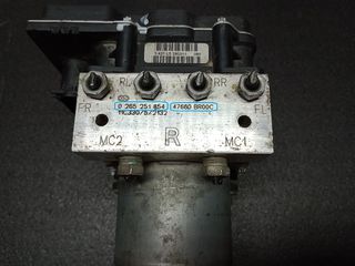ABS, NISSAN QASHQAI, 47660BR00C, 47660-BR00C, 0265251854, 0265951743, ΜΟΝΑΔΑ ΕΛΕΓΧΟΥ ΦΡΕΝΟΥ