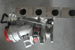 TURBO K04-064 kkk 3k REMAN TURBINA MADE IN GERMANY NEW* BORGWARNER 3K-thumb-1