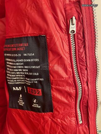 ABERCROMBIE & FITCH 1892 - ΠΟΥΠΟΥΛΕΝΙΟ ΜΠΟΥΦΑΝ ΑΔΙΑΒΡΟΧΟ ΜΕ ΚΟΥΚΟΥΛΑ - ΑΡΙΣΤΟ-thumb-6