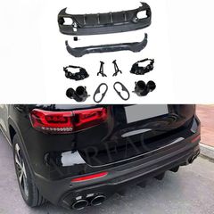 Διαχύτης με μαύρες/ασημί απολήξεις Mercedes GLB X247 SUV (2020-up) GLB 45