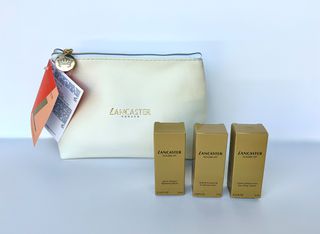 LANCASTER GOLDEN LIFT ROUTINE Νεσεσέρ, Ορός Αντιρυτιδικός 5ml, Κρέμα Σμίλευσης 7ml, Κρέμα Ματιών 5ml - Καινούργια