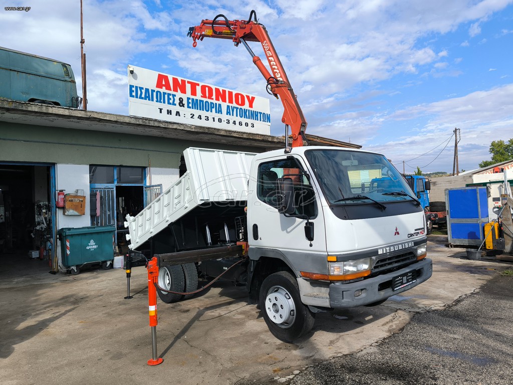 Ανατροπή + Γερανός Mitsubishi 2003 CANTER