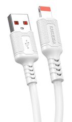 KAKUSIGA καλώδιο Lightning σε USB KSC-984, σιλικόνης, 3Α, 480Mbps, 1m, λευκό