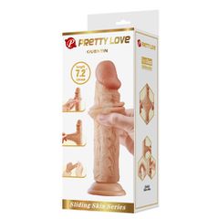 Pretty Love Quentin Realistic Dildo with Suction 18.4 x 4.2 cm
