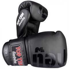 Γάντια Επαφής TOP TEN AJARN Thaiboxing Black