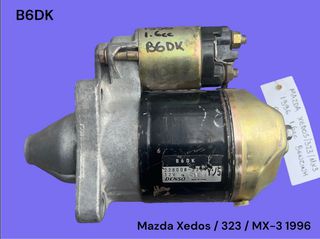 MAZDA XEDOS / 323 / MX-3 1990-1998 ΜΕΤΑΧΕΙΡΙΣΜΕΝΑ ΑΝΤΑΛΛΑΚΤΙΚΑ ( Μίζα εκκίνησης κινητήρα με κωδικό B6DK κατάλληλη για αυτοκίνητα με κινητήρες βενζίνης 1.6cc και 5 ταχυτήτων σασμάν )