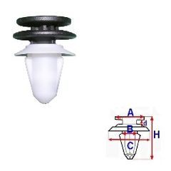 Κλιπς Ταπετσαρια  SEAT IBIZA IV 6J, IBIZA IV 6P, IBIZA V 6F  VW GOLF V, GOLF VI, PASSAT B6, SCIROCCO III, TIGUAN I