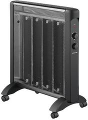 ΘΕΡΜΑΝΤΙΚΟ MICA ΜΑΥΡΟ 2000W ΜΕ ΘΕΡΜΟΣΤΑΤΗ EUROLAMP 300-41611