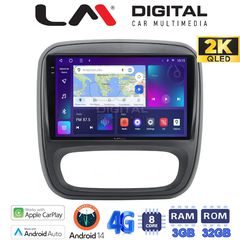 LM Digital - LM ZD8706 GPS Οθόνη OEM Multimedia Αυτοκινήτου για Opel Vivaro 2014  2020Renault Traffic 2014  2