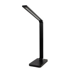 Επιτραπέζιο Φωτιστικό Γραφείου LED 5W 500lm 120° AC 220-240V IP20 Ρυθμιζόμενο Λευκό CCT με Αφή 2700K/4500K/6000K Dimmable - Bridgelux SMD Chip - Μαύρο - Μ11 x Π31 x Υ52cm - 2 Χρόνια Εγγύηση