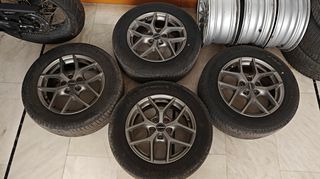 ΖΑΝΤΕΣ ΑΛΟΥΜΙΝΙΟΥ BORBET 7JX16H2 ET48 (5/114,3) + ΕΛΑΣΤΙΚΑ 215/60/16 DOT2017