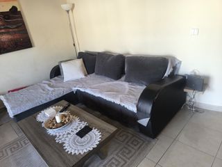 Γωνιακός καναπες με αποθηκευτικό χώρο Κ γίνεται Κ κρεβάτι