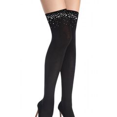 Marilyn Γυναικεία Κάλτσα Βαμβακερή Πάνω Απο Το Γόνατο Με Στράς Diamonds Zazu