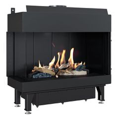 Ενεργειακό τζάκι LEO/L/70/G31/37MBAR αριστερή γωνία γκαζιού Kratki