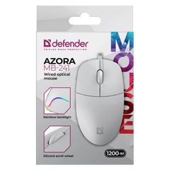 WIRED MOUSE DEFENDER AZORA MB-241 RF WHITE 1200dpi 3P-thumb-4