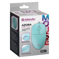 WIRED MOUSE DEFENDER AZORA MB-241 RF MINT 1200dpi 3P-thumb-3