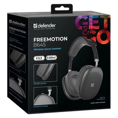 HEADPHONES DEFENDER BLUETOOTH FREEMOTION B645 BLACK-thumb-4